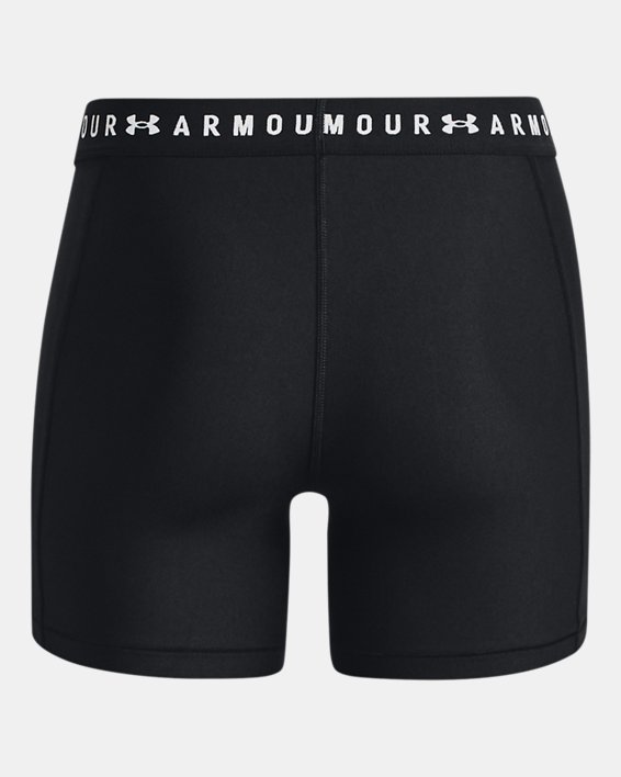 Women's HeatGear® Middy Shorts, Black, pdpMainDesktop image number 5